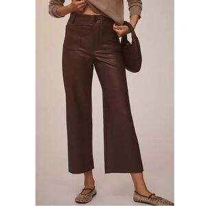 Maeve Colette Faux Leather Pants
